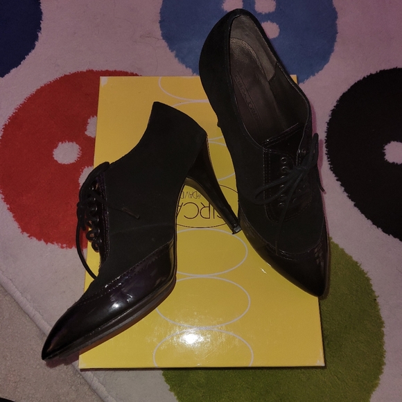 Joan & David Lace Up Booties - Picture 1 of 6